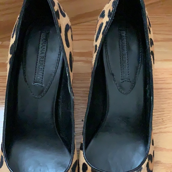 Banana Republic Leopard fur 8 hilly shoes - Picture 4 of 5